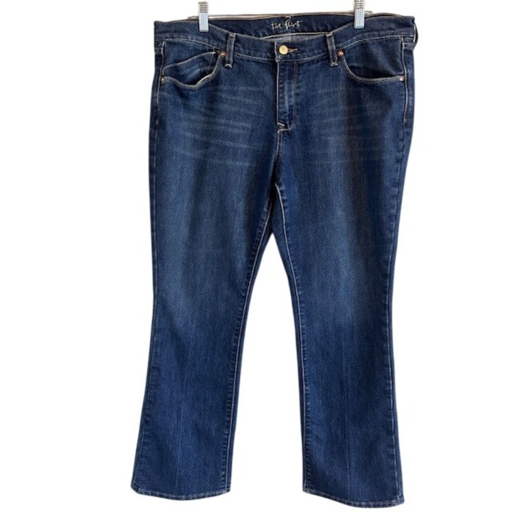 Old Navy‎ Women's The Flirt Bootcut Mid Rise Stretch Jeans 16 Short
